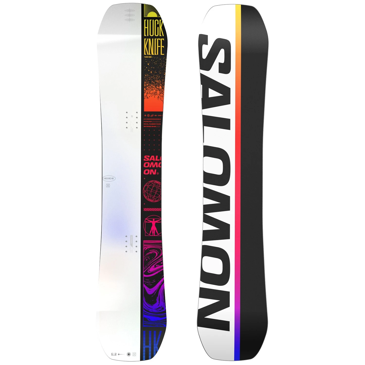 Salomon Huck Knife Grom Snowboard - Kids' 2024 2 Salomon Huck Knife Grom Snowboard - Kids' 2024 - Image 2