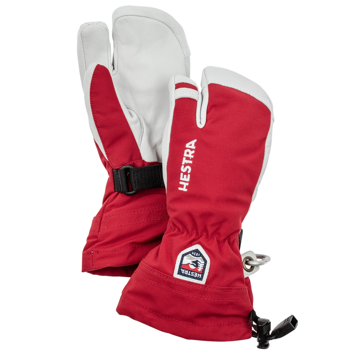 Hestra Army Leather Heli Ski Jr. 3-Finger Mittens - Big Kids' 1 Hestra Army Leather Heli Ski Jr. 3-Finger Mittens - Big Kids'