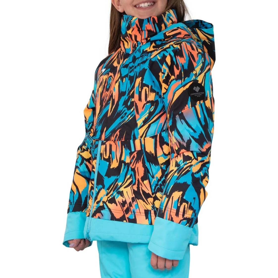 Obermeyer Taja Print Jacket - Girls' 7 Obermeyer Taja Print Jacket - Girls' - Image 7