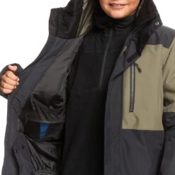 Quiksilver Mission Block Jacket + Estate Pants - Boys' 2023 -Dakine Shop quiksilver mission block jacket estate pants boys 2023 1 2