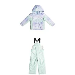 Roxy Snowy Tale Jacket + Lola Bib Pants - Toddler Girls' 2023 -Dakine Shop roxy snowy tale jacket lola bib pants toddler girls 2023 1 2