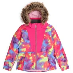 Spyder Lola Jacket - Toddler Girls' 12 Spyder Lola Jacket - Toddler Girls' -Dakine Shop spyder lola jacket toddler girls 1 2
